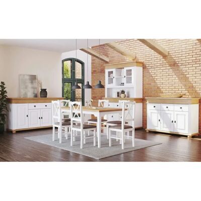 Höffner Fehmarn Weiß Sideboard - Rustikaler Landhausstil Höffner Fehmarn Weiß Sideboard - Rustikaler Landhausstil