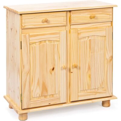 Inter Link Pamina 2Cajones Pino Natural Mueble de almacenaje Inter Link Pamina 2Cajones Pino Natural Mueble de almacenaje