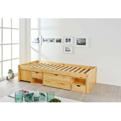 Inter Link Claas Holzfarben Multifunktionsbett mit Stauraum - Schlafzimmermöbel Inter Link Claas Holzfarben Multifunktionsbett mit Stauraum - Schlafzimmermöbel