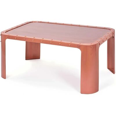 Tavolino Gormur di Inter Link - Colore Rame Stile Industriale 110x70x45cm Tavolino Gormur di Inter Link - Colore Rame Stile Industriale 110x70x45cm