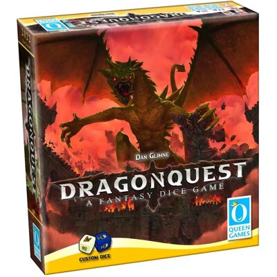 Queen Games Dragon Quest mit 26 benutzerdefinierten Würfeln - Ab 12 Jahren Queen Games Dragon Quest mit 26 benutzerdefinierten Würfeln - Ab 12 Jahren