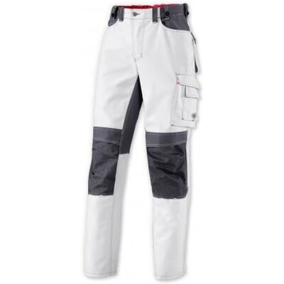 BP - Pantaloni da lavoro 1789 555 Bianco/Grigio scuro - Pantaloni da lavoro BP - Pantaloni da lavoro 1789 555 Bianco/Grigio scuro - Pantaloni da lavoro