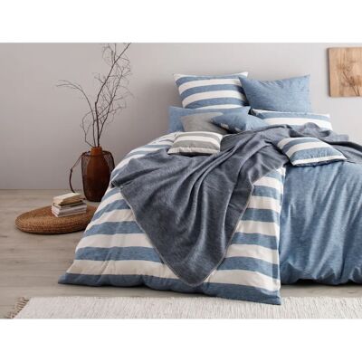 Otto Products Big Stripe Bio-Baumwolle Spannbettlaken - Bettart Otto Products Big Stripe Bio-Baumwolle Spannbettlaken - Bettart