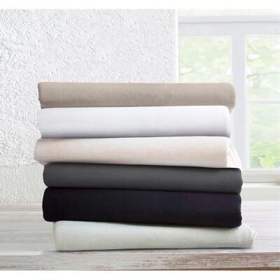 Bellana Mako-Jersey Spannbettlaken - 180x200cm - Silber Bellana Mako-Jersey Spannbettlaken - 180x200cm - Silber