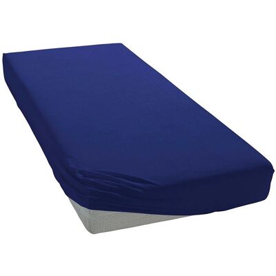 BELLANA Melone - marine - 120-130 x 200 cm - Mako-Jersey Spannbettlaken BELLANA Melone - marine - 120-130 x 200 cm - Mako-Jersey Spannbettlaken