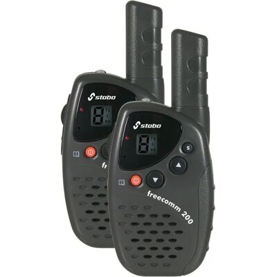 Stabo Elektronik Freecomm PMR-446 - Zwart Stabo Elektronik Freecomm PMR-446 - Zwart