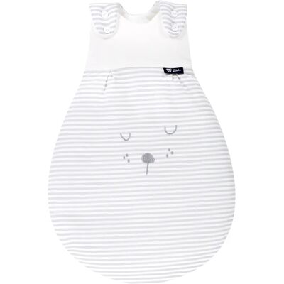 Alvi Babyschlafsack - Mäxchen Faces Gr. 68/74 - Grau/Weiß Alvi Babyschlafsack - Mäxchen Faces Gr. 68/74 - Grau/Weiß