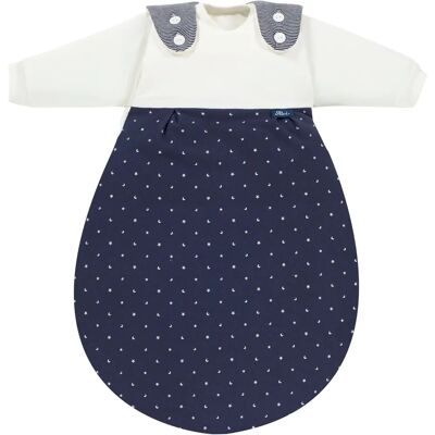 Alvi Baby-Mäxchen 3-teilig Schlafsack - LaLeLu Blau 50/56 Alvi Baby-Mäxchen 3-teilig Schlafsack - LaLeLu Blau 50/56