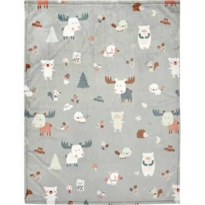 Alvi Babydecke Mikrofaser 75 x 100 cm - Baby Forest - Babydecke Alvi Babydecke Mikrofaser 75 x 100 cm - Baby Forest - Babydecke