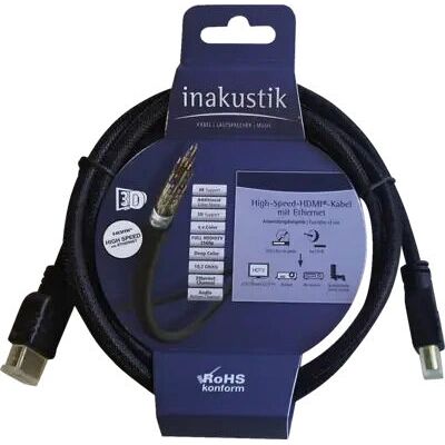 Inakustik - 313990015 - 3 m - Schwarz - HDMI-Kabel Inakustik - 313990015 - 3 m - Schwarz - HDMI-Kabel