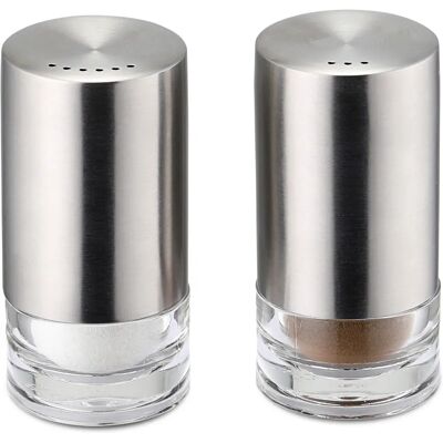 Set de Salière et Poivrière en Acier Inoxydable Weis Set de Salière et Poivrière en Acier Inoxydable Weis