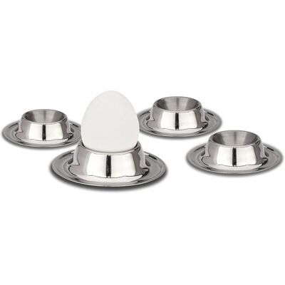 Ensemble de 4 coquetiers Weis en inox - Publicité Ensemble de 4 coquetiers Weis en inox - Publicité
