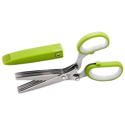 Ciseaux à Fines Herbes Weis - Lames en Acier Inoxydable - Vert - 19cm - Publicité Ciseaux à Fines Herbes Weis - Lames en Acier Inoxydable - Vert - 19cm - Publicité
