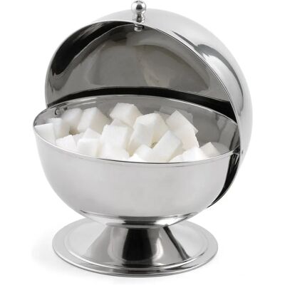 Weis Edelstahl Silber Zuckerschale - Klassisches Design für Haushalt & Gastronomie Weis Edelstahl Silber Zuckerschale - Klassisches Design für Haushalt & Gastronomie
