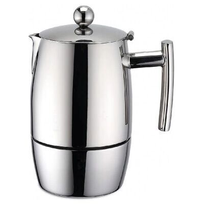 Caffettiera Weis 1903 - Acciaio inossidabile - 3-4 tazze - Moka Caffettiera Weis 1903 - Acciaio inossidabile - 3-4 tazze - Moka
