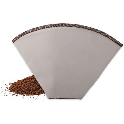 Filtre à café Weis 18952 - Acier inoxydable réutilisable - 2-4 tasses - Type de café Filtre à café Weis 18952 - Acier inoxydable réutilisable - 2-4 tasses - Type de café