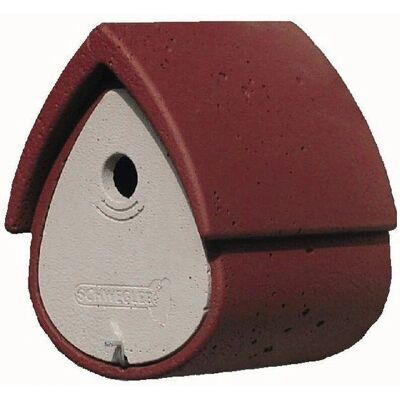 Schwegler 00155/9 Meisenresidenz 1 MR - 27 x 19 x 23 cm - rot / grau - Vogelhaus Schwegler 00155/9 Meisenresidenz 1 MR - 27 x 19 x 23 cm - rot / grau - Vogelhaus