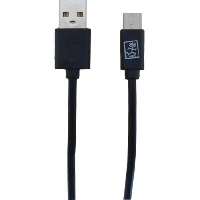 2GO USB-Kabel - USB B zu USB C - 1m - Schwarz 2GO USB-Kabel - USB B zu USB C - 1m - Schwarz