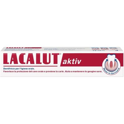 Dentifricio Lacalut Aktiv - Clorexidina e Fluoruro - 75ml Dentifricio Lacalut Aktiv - Clorexidina e Fluoruro - 75ml