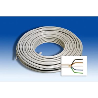 Format NYM-J 5-adrig PVC-Kabel - 50m Grau - Innen & Außen Format NYM-J 5-adrig PVC-Kabel - 50m Grau - Innen & Außen