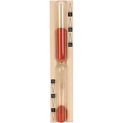Elsässer Hourglass - Red Sand 15 Min Timer - Hourglass Elsässer Hourglass - Red Sand 15 Min Timer - Hourglass