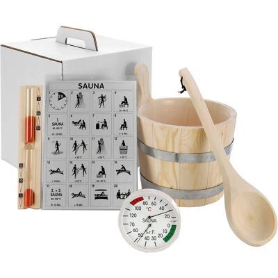 Eliga Sauna Accessories Set - 5 Pieces Eliga Sauna Accessories Set - 5 Pieces