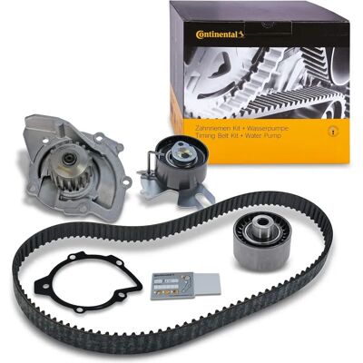 Contitech Pompe à eau - 116 dents - Kit de pompe et courroie de distribution Contitech Pompe à eau - 116 dents - Kit de pompe et courroie de distribution