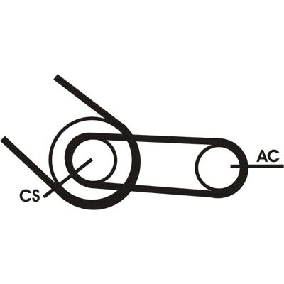 Kit di cinghie trapezoidali CONTITECH 4PK916T1 Kit di cinghie trapezoidali CONTITECH 4PK916T1