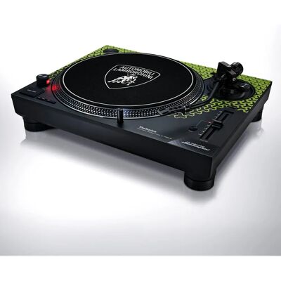 Technics SL-1200M7B - Platine Lamborghini Verte - Publicité Technics SL-1200M7B - Platine Lamborghini Verte - Publicité