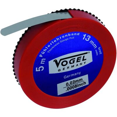 Vogel 455060 Rollo de Faja de Acero - Calibrado, 5m, 13mm, 0,6mm Vogel 455060 Rollo de Faja de Acero - Calibrado, 5m, 13mm, 0,6mm