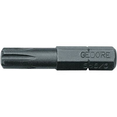 Gedore Blue Line 686 8 S-010 Schroevendraaierbits vanadium staal - 10 stuks Gedore Blue Line 686 8 S-010 Schroevendraaierbits vanadium staal - 10 stuks