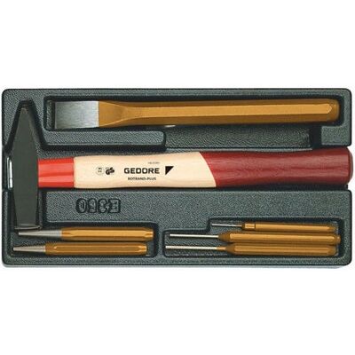 Gedore 5620680 Schlag - Werkzeug-Organizer - Nagelset/Meißel Gedore 5620680 Schlag - Werkzeug-Organizer - Nagelset/Meißel