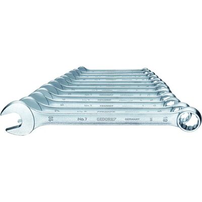 Gedore 7-0112 Combination Spanner Set - 6-19mm, 12pc - Combination Spanner Set Gedore 7-0112 Combination Spanner Set - 6-19mm, 12pc - Combination Spanner Set