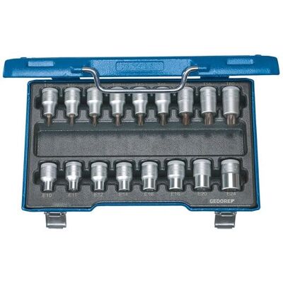 Gedore 6129520 Vanadiumstahl Torx Schraubendreher Bitsatz - 17 Stück Gedore 6129520 Vanadiumstahl Torx Schraubendreher Bitsatz - 17 Stück