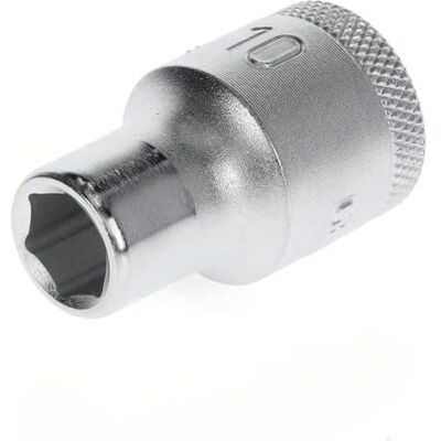 Gedore 10 mm Steckschlüssel - 6-Kant, 1/2'' Antrieb, 38mm Länge Gedore 10 mm Steckschlüssel - 6-Kant, 1/2'' Antrieb, 38mm Länge