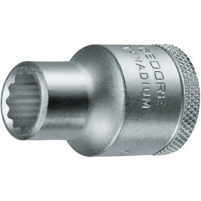 Gedore D 19 33 Steckschlüssel Einsatz - 33mm, 1/2" Antrieb, Chrom-Vanadium-Stahl Gedore D 19 33 Steckschlüssel Einsatz - 33mm, 1/2" Antrieb, Chrom-Vanadium-Stahl