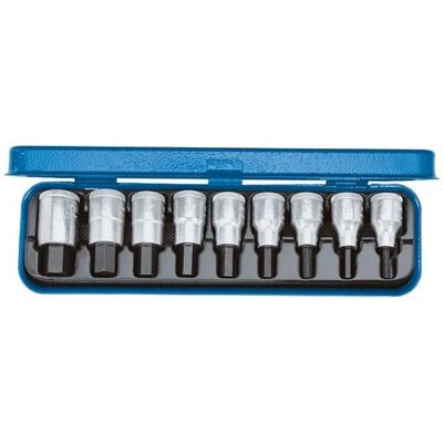 Set di punte per cacciavite Gedore 6156250 - 9 pezzi, da 5 a 17mm Set di punte per cacciavite Gedore 6156250 - 9 pezzi, da 5 a 17mm