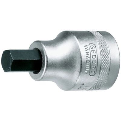 Gedore 6181010 Skiftnyckelbit - Sexkant 17mm, 1 tum, Hållbar Gedore 6181010 Skiftnyckelbit - Sexkant 17mm, 1 tum, Hållbar
