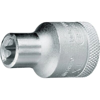 Gedore E11 1/2 Zoll Steckschlüssel - Torx E11, Langlebig, Chromfinish Gedore E11 1/2 Zoll Steckschlüssel - Torx E11, Langlebig, Chromfinish