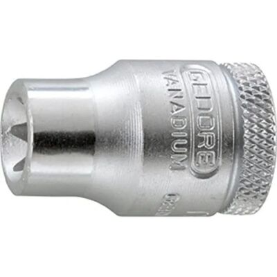 Gedore Blue Line E6 Steckschlüssel - 3/8 Zoll Torx E6 - Haltbares Stahl Gedore Blue Line E6 Steckschlüssel - 3/8 Zoll Torx E6 - Haltbares Stahl
