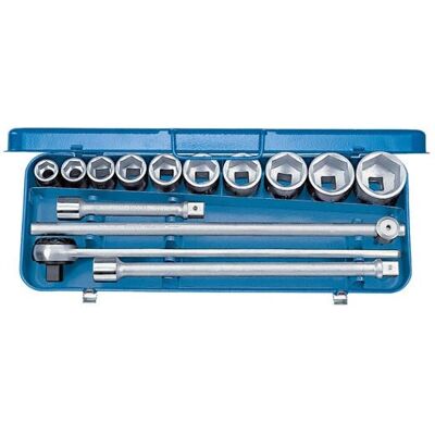 Set di bussole Gedore Blue Line 32 EMU-2 - 14 pezzi, 3/4 di pollice, Esagonale, 22-50mm Set di bussole Gedore Blue Line 32 EMU-2 - 14 pezzi, 3/4 di pollice, Esagonale, 22-50mm