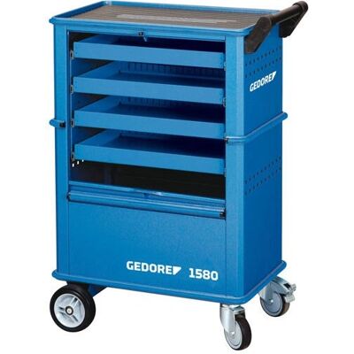 Gedore Werkzeugwagen - Modell 1580 - Blau Robuste Stahlkonstruktion Gedore Werkzeugwagen - Modell 1580 - Blau Robuste Stahlkonstruktion