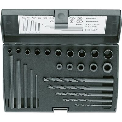 Gedore Model 6755550 Hex Key Set - Screw Extractor Kit for M5-M16 Gedore Model 6755550 Hex Key Set - Screw Extractor Kit for M5-M16