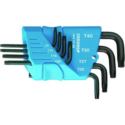 Gedore H 43 TX-88 - 8-Piece Torx Screwdriver Set Gedore H 43 TX-88 - 8-Piece Torx Screwdriver Set