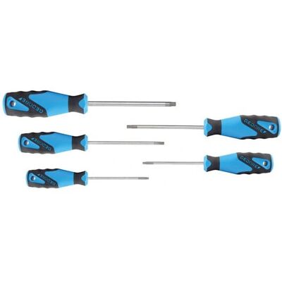 Gedore 2163 TXB-05 5-delt Torx skrutrekkersett Gedore 2163 TXB-05 5-delt Torx skrutrekkersett