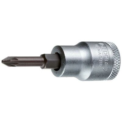 Gedore Modelo 1640968 Perno de destornillador - PZ 1, 3/8" de ajuste Gedore Modelo 1640968 Perno de destornillador - PZ 1, 3/8" de ajuste