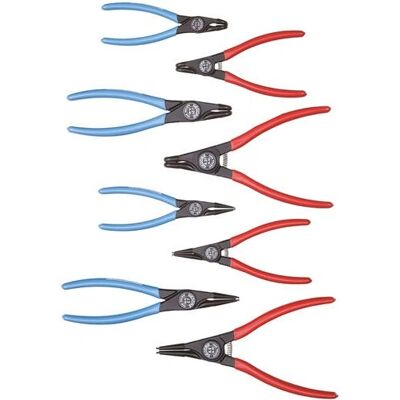 Set di Pinze per Circlips Gedore 1692275 - Per anelli interni ed esterni Set di Pinze per Circlips Gedore 1692275 - Per anelli interni ed esterni