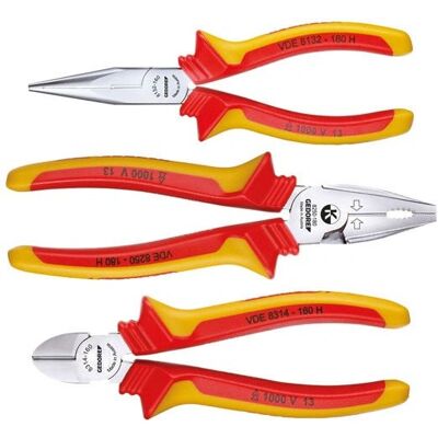 Gedore 1692291 Blue Line, VDE Pliers Set, 3 pcs - Pliers Gedore 1692291 Blue Line, VDE Pliers Set, 3 pcs - Pliers