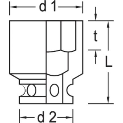 Gedore K 19 32 Impact Socket - 32mm, 1/2" Drive Gedore K 19 32 Impact Socket - 32mm, 1/2" Drive