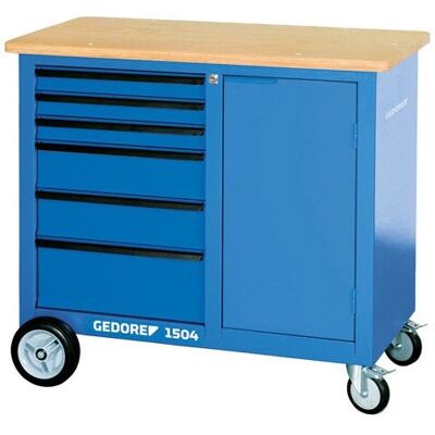 Gedore 1814958 Werkbank - Robuster Stahl, 6 Schubladen Gedore 1814958 Werkbank - Robuster Stahl, 6 Schubladen